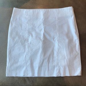 Theory White Mini Skirt